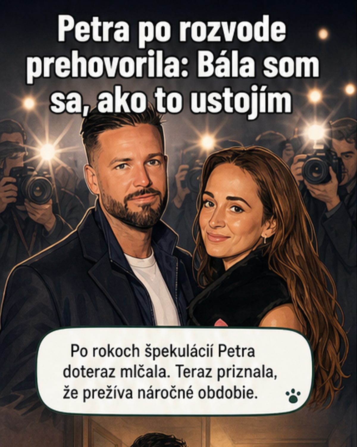 Egová manželka prvýkrát prehovorila