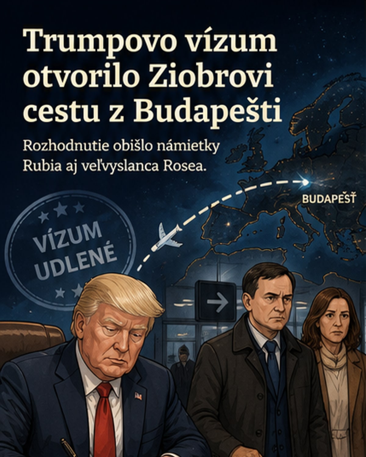 Trump osobne povolil víza pre Ziobra
