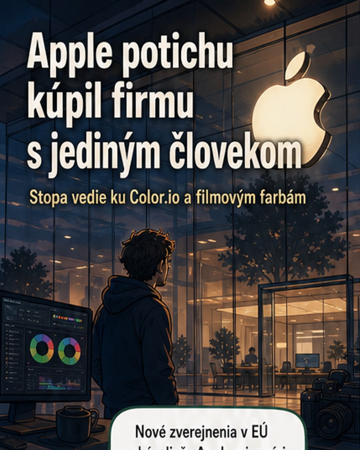 Apple kúpil tvorcu farbnej úpravy videa