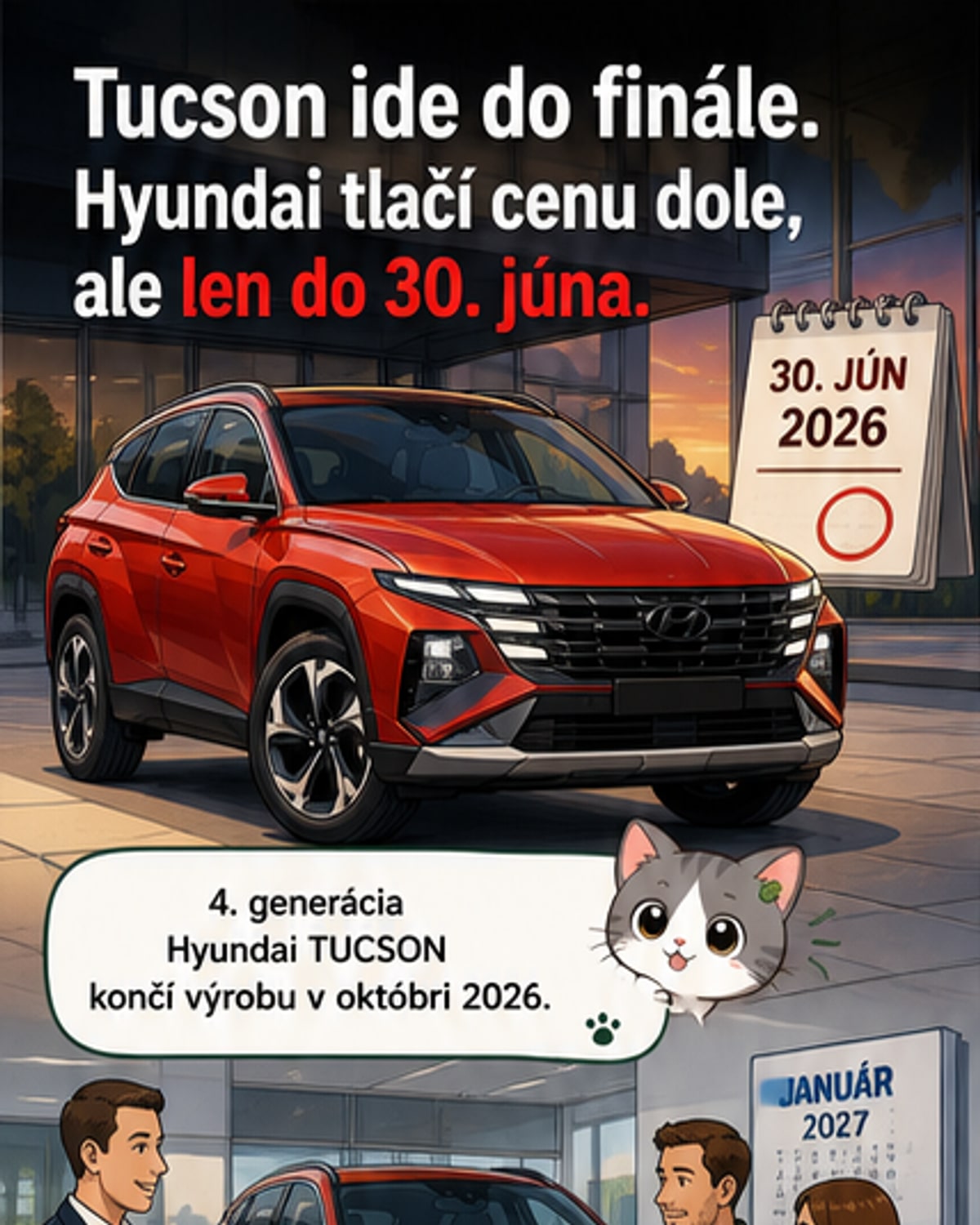 Tucson 4. generácie končí – veľké zľavy, ale len do júna