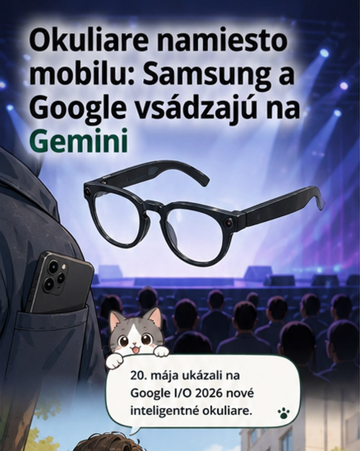 Samsung a Google predstavili AI okuliare