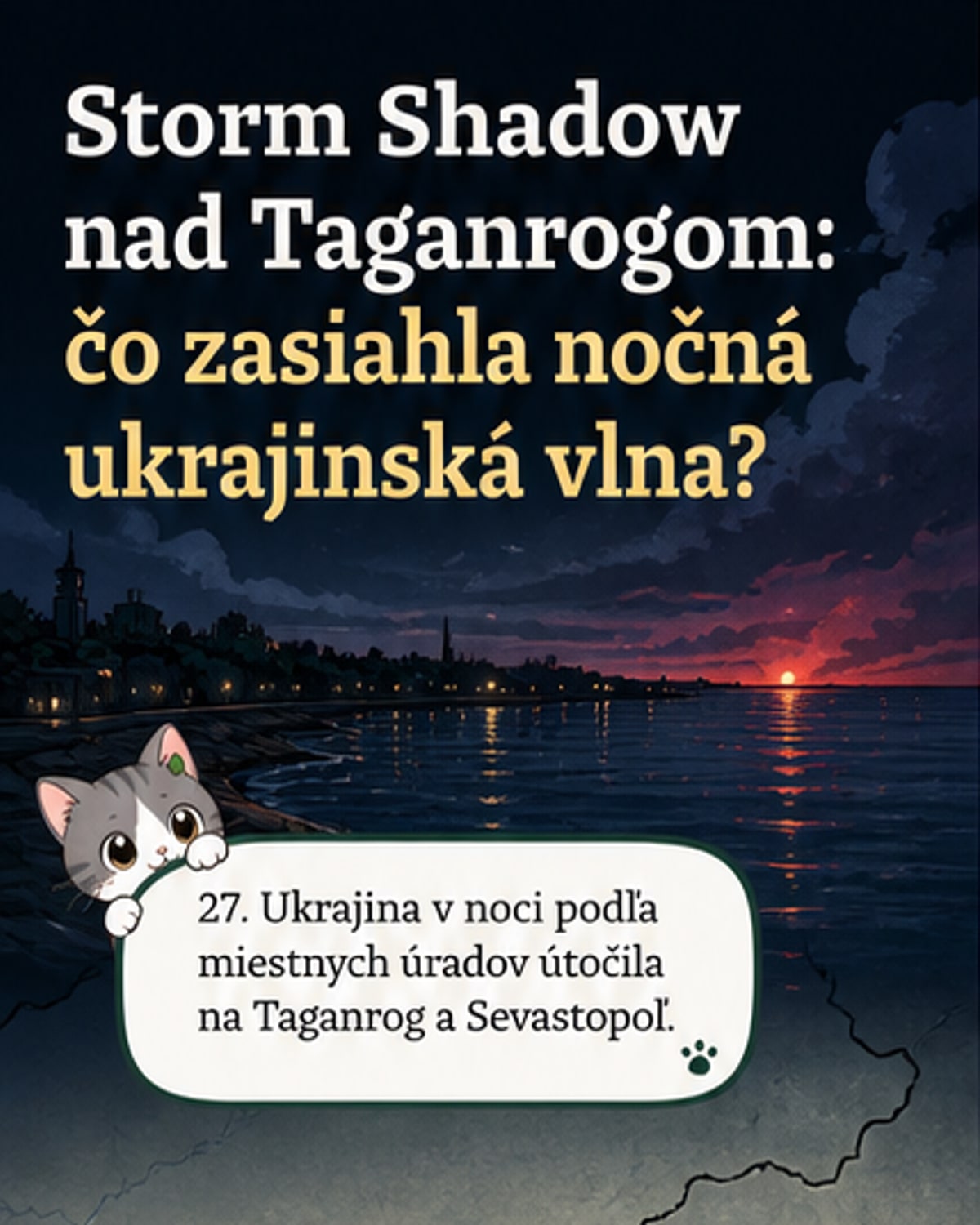 Ukrajina zasiahla Taganrog a Sevastopoľ
