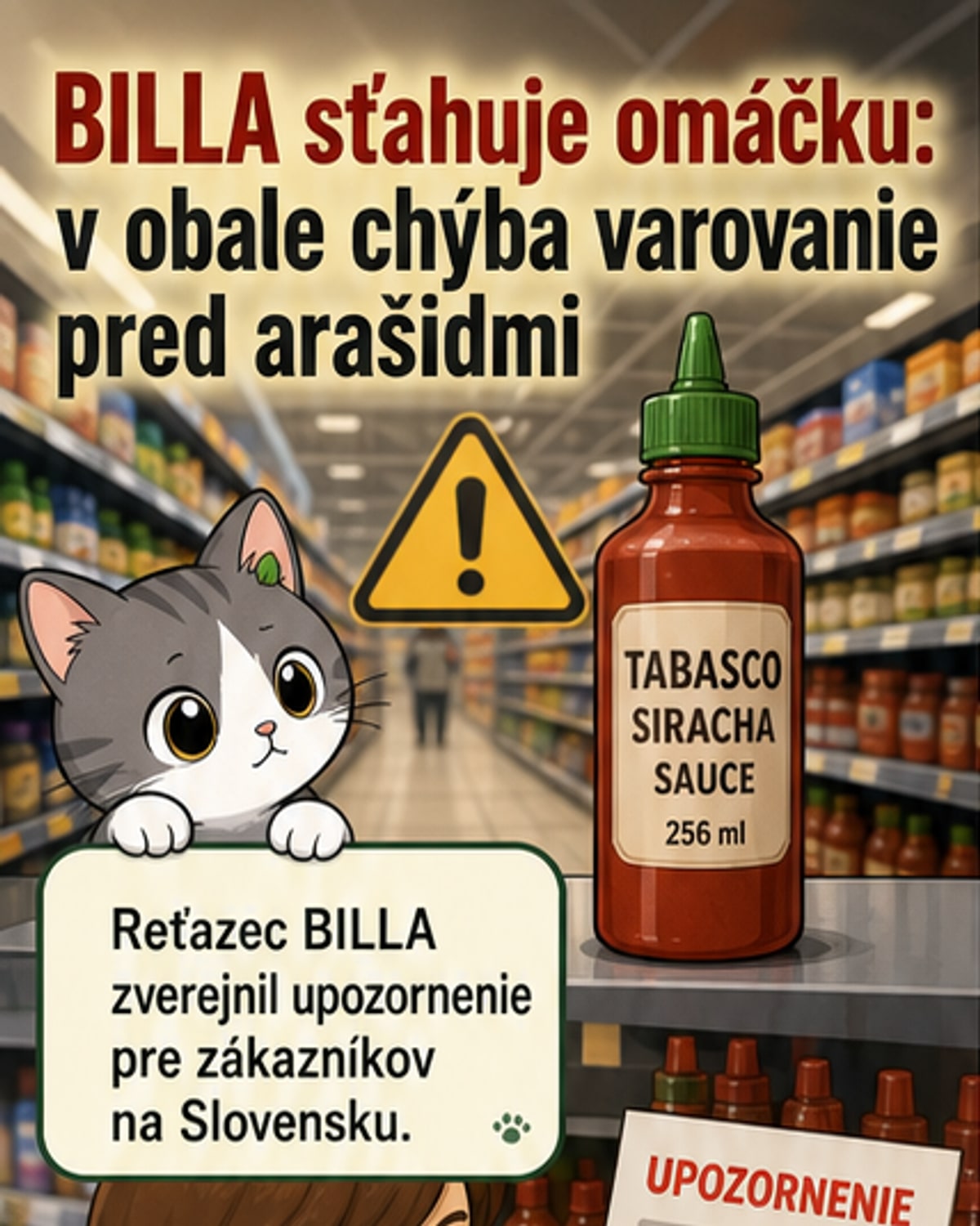 Billa stahuje obľúbenú omáčku z predaja