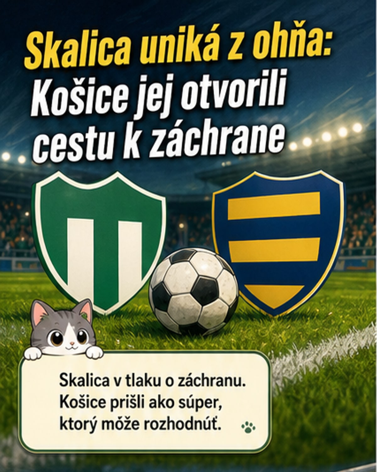 Skalica zaisťuje záchranu