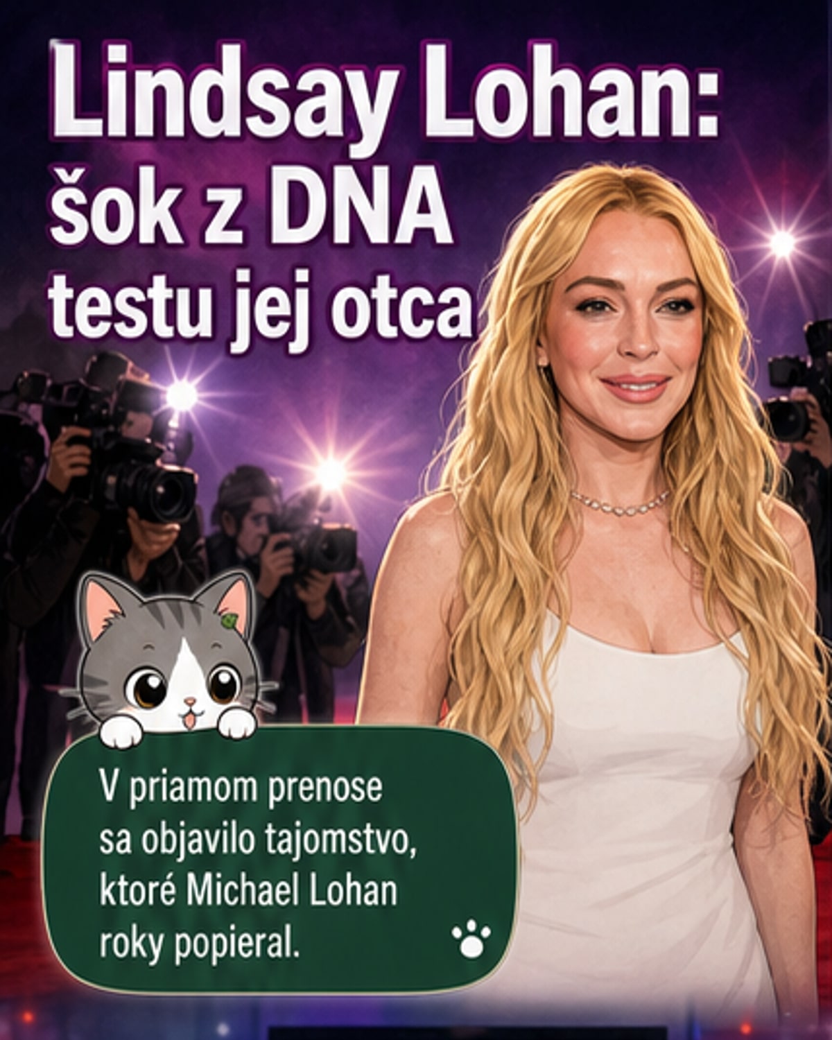 Lindsay Lohan má nevlastnú sestru
