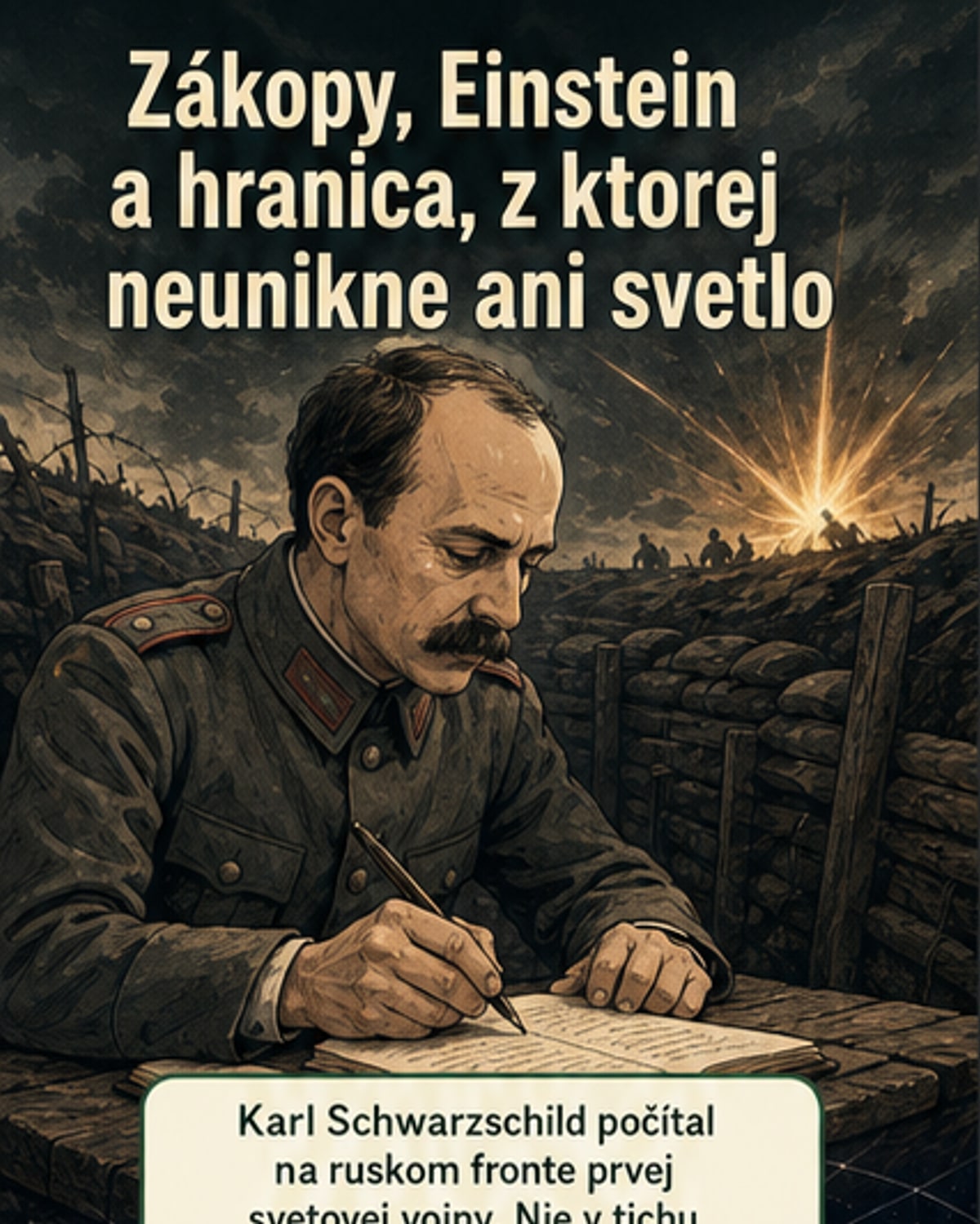 Na fronte vyriešil záhadu vesmíru