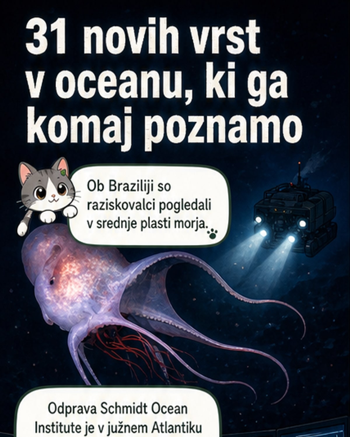 Odkrite 31 novih morskih vrst