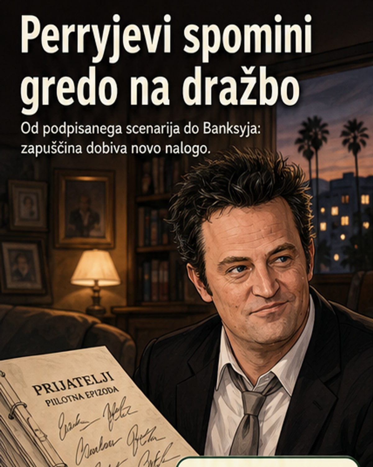 Na dražbi predmeti Matthewa Perryja