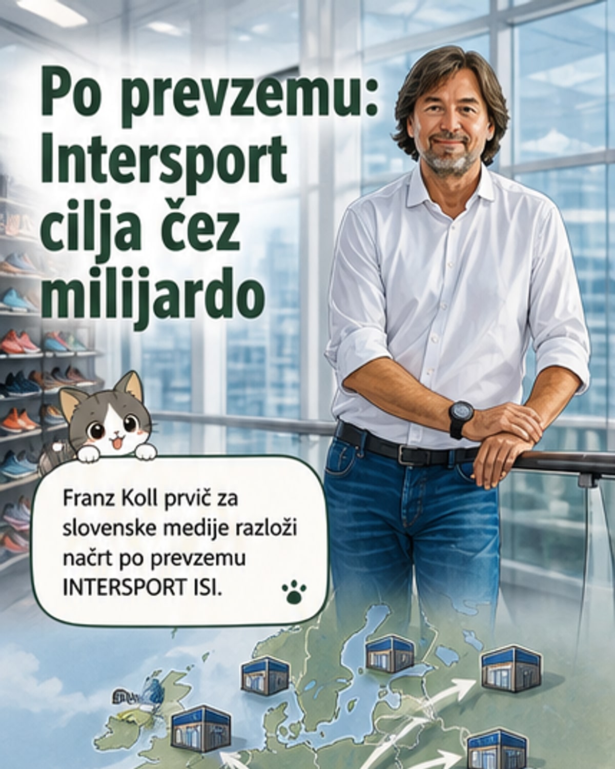 Intersport načrtuje >1 milijardo evrov prihodkov