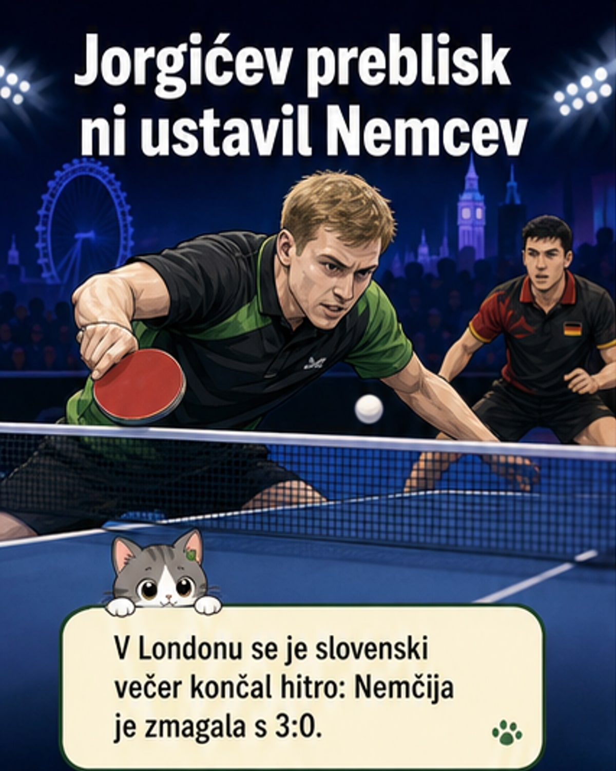 Nemčija izločila Slovenijo iz SP