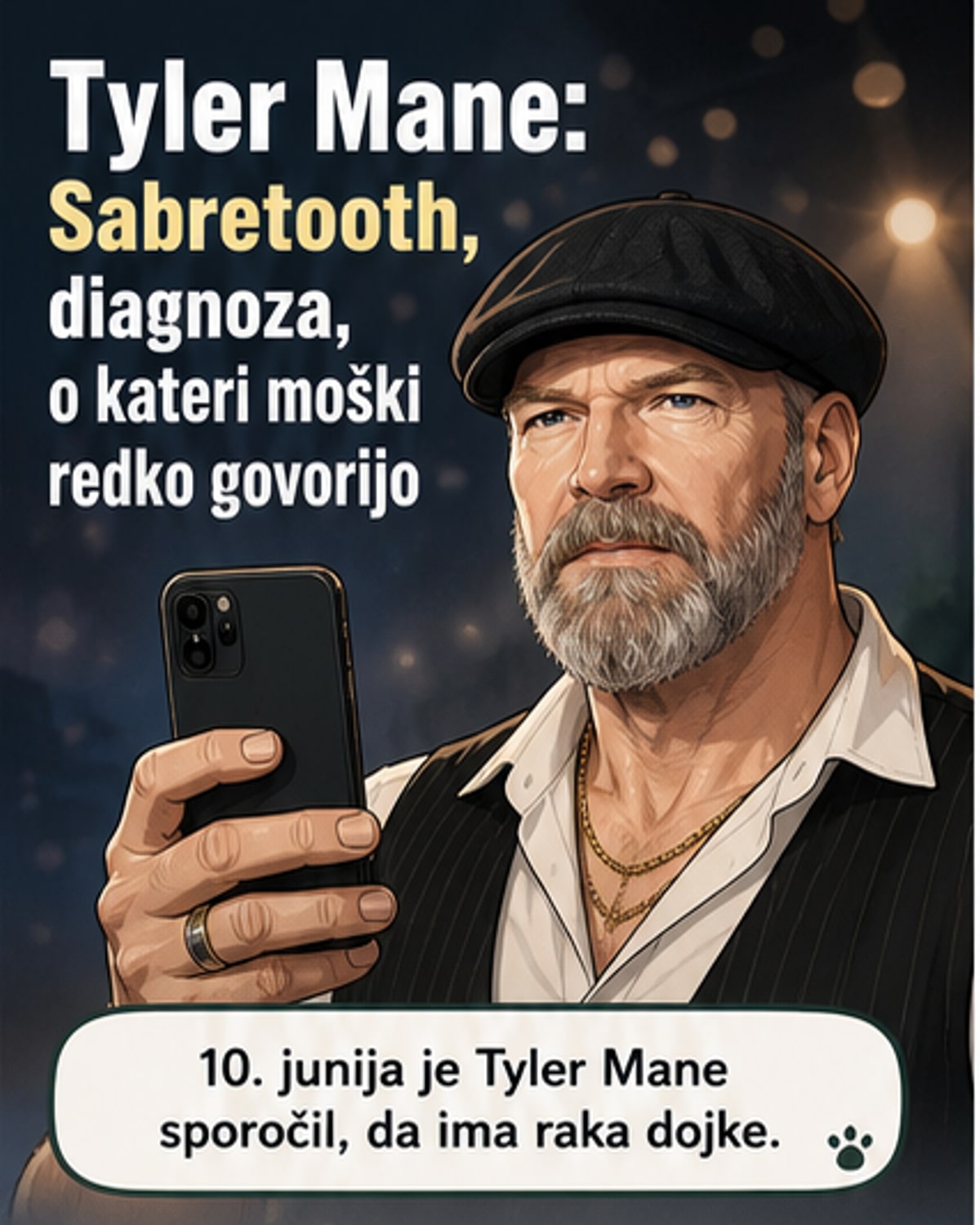 Zvezdnik Možje X razkril raka dojke