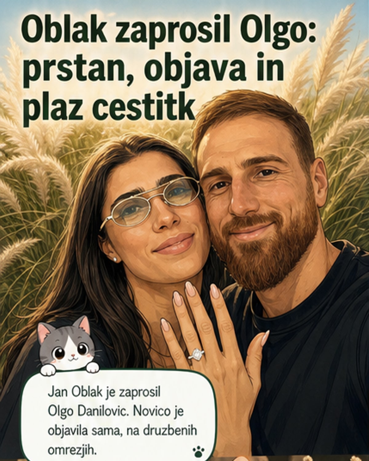 Oblak zaprosil teniško zvezdo
