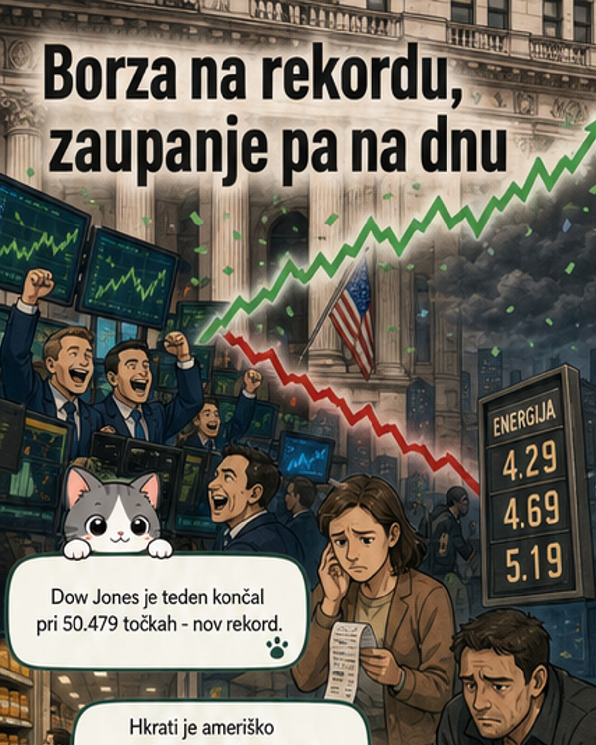 Wall Street pri novem vrhu, a vlagatelji dvomijo