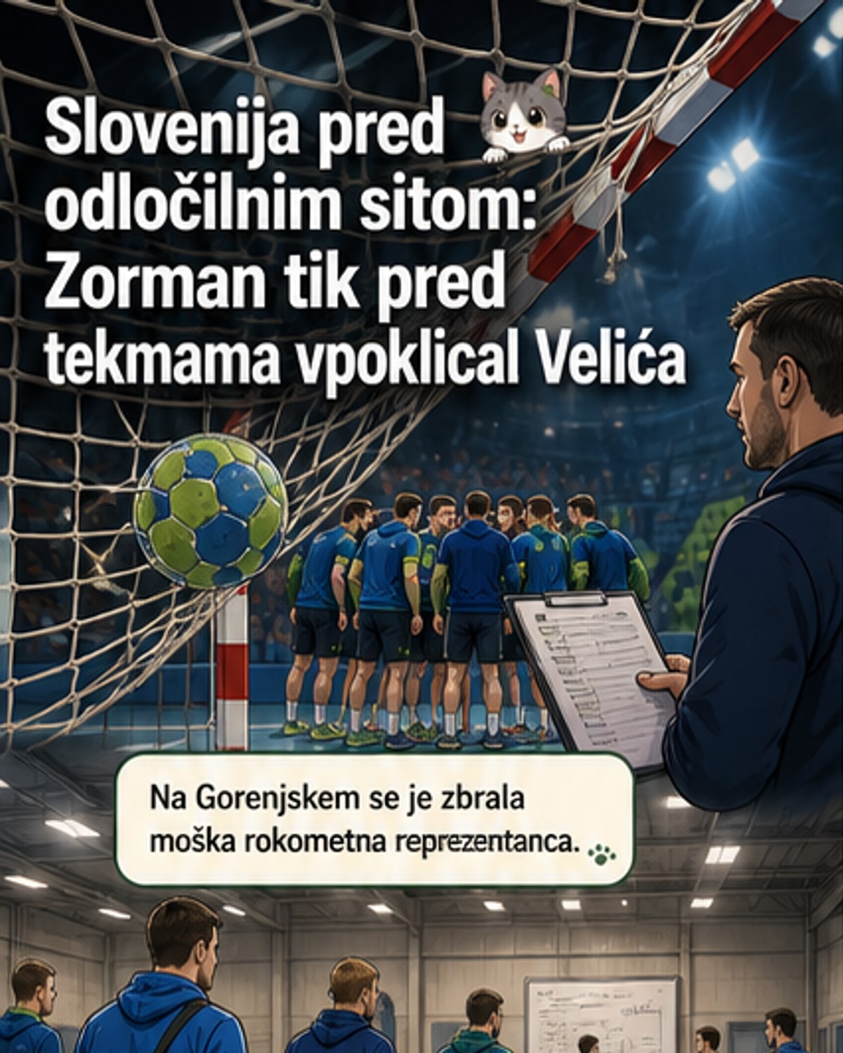 Slovenija rokometno na preizkušnji