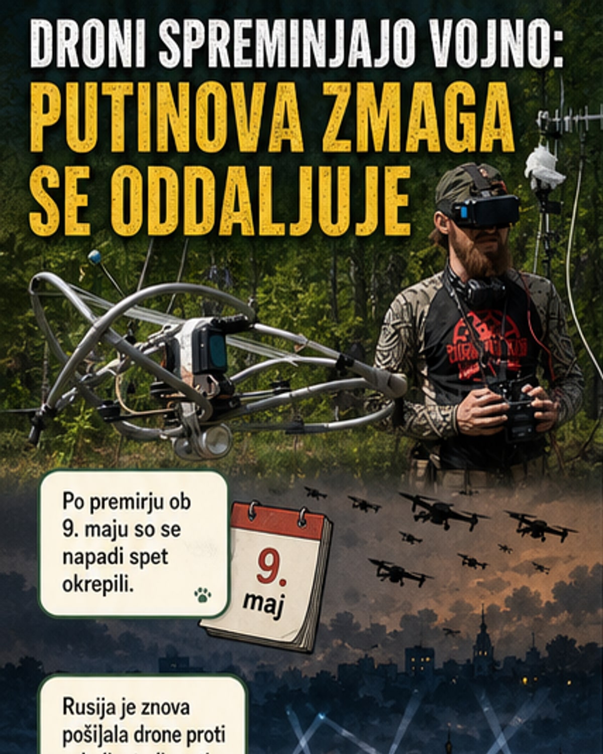 Ukrajinski droni dosegajo rafinerije v Rusiji