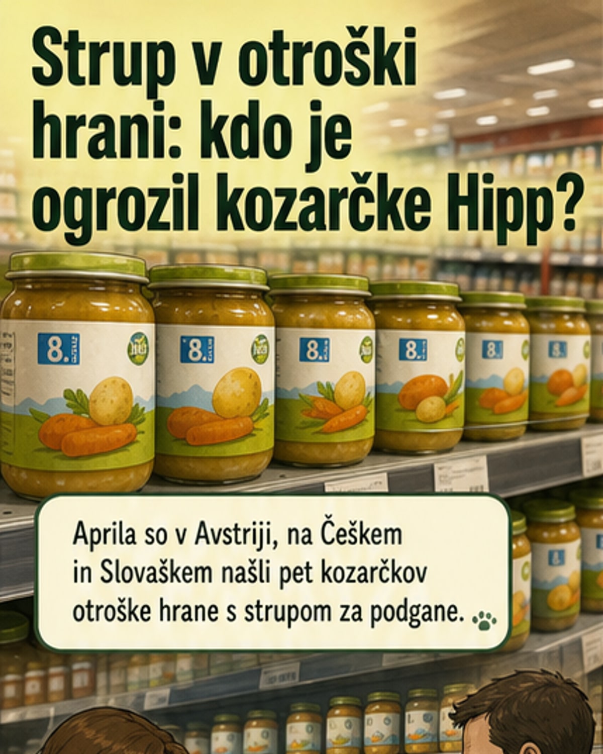 Pripor v primeru zastrupitve otroške hrane