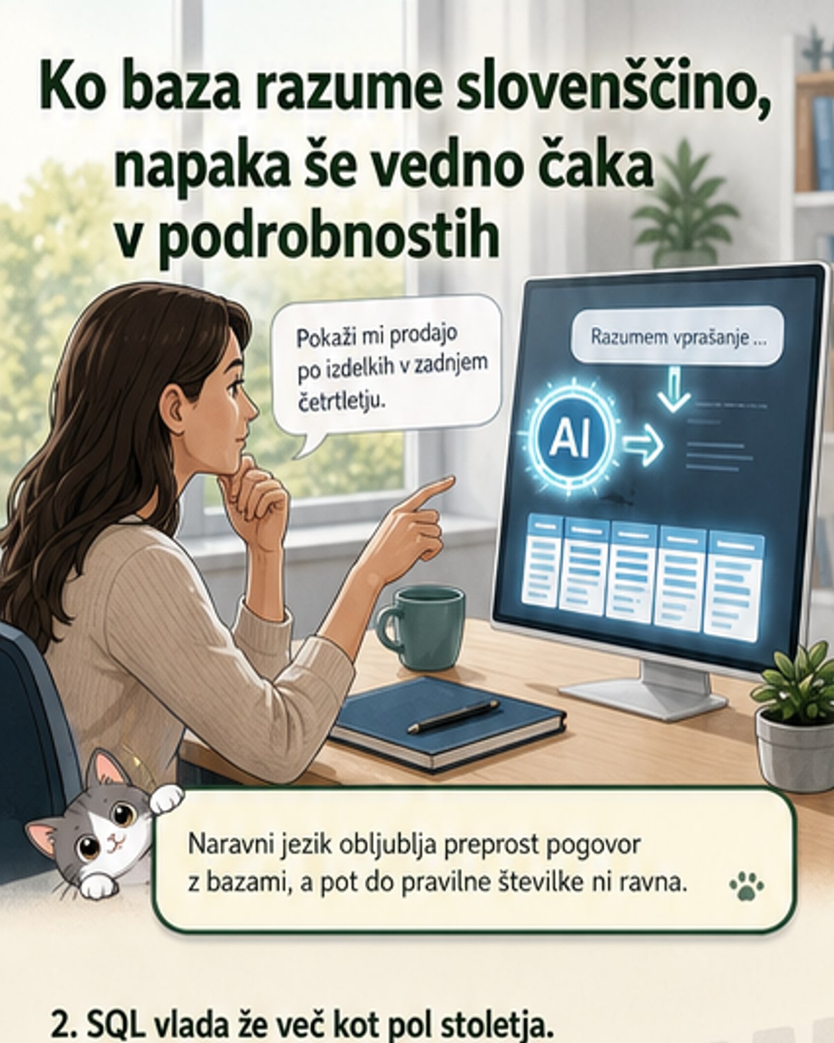 Naravni jezik spreminja dostop do podatkov