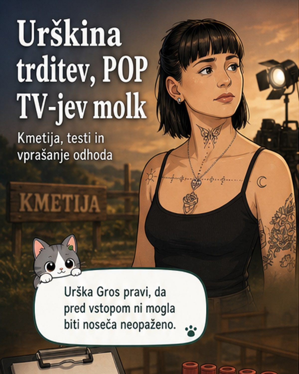 Urška trdi: Testi bi pokazali nosečnost