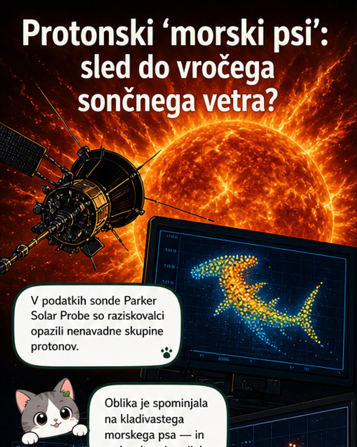 Kako morski psi razsvetljajo Sonce
