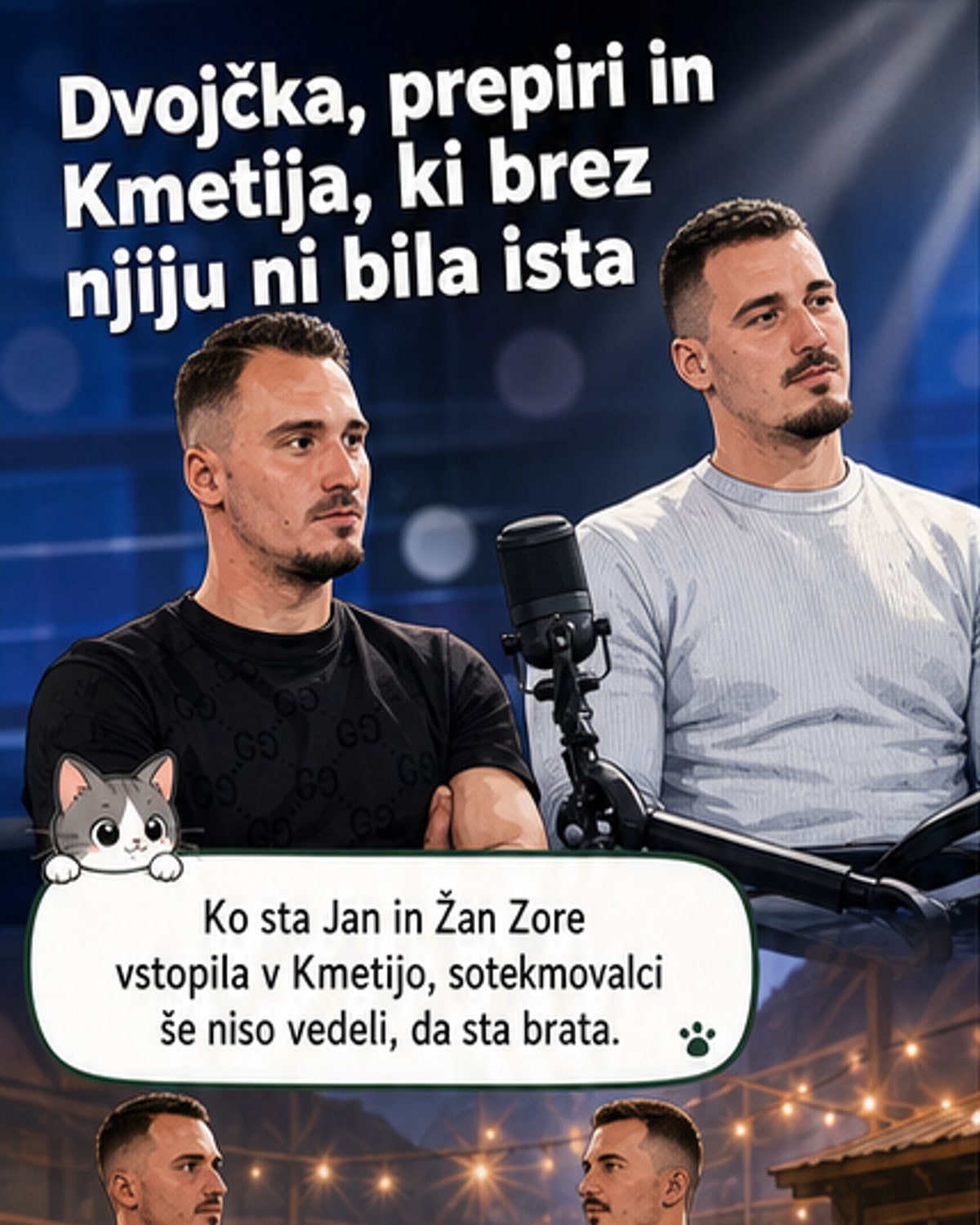 Zan in Jan Zore: Brez naju ne bi bila zanimiva