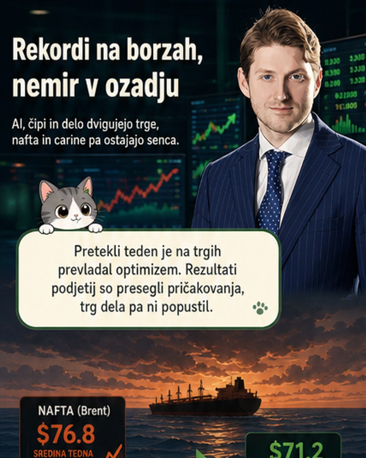 Borznim trgovi rekordno
