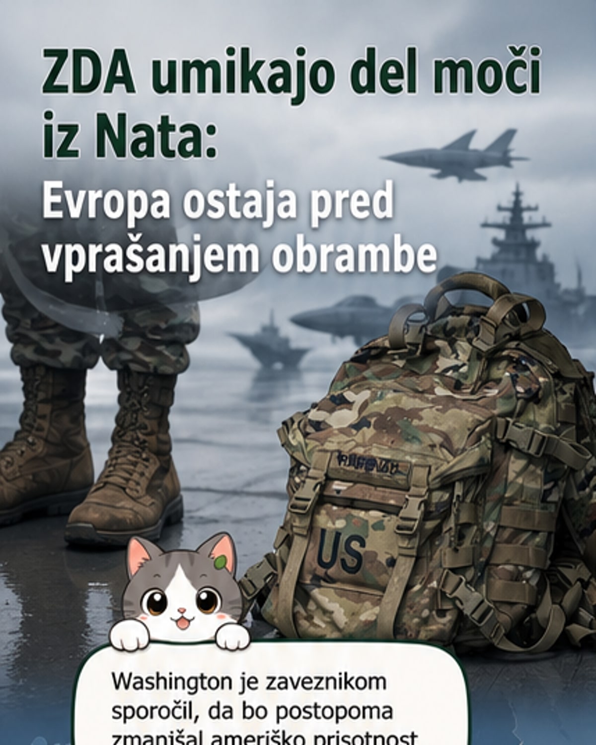 ZDA zmanjšujejo vojaško prisotnost v Evropi