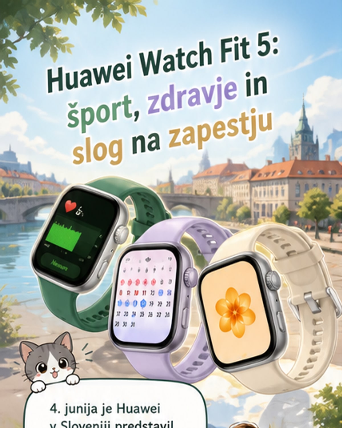 Huawei predstavi Watch Fit 5