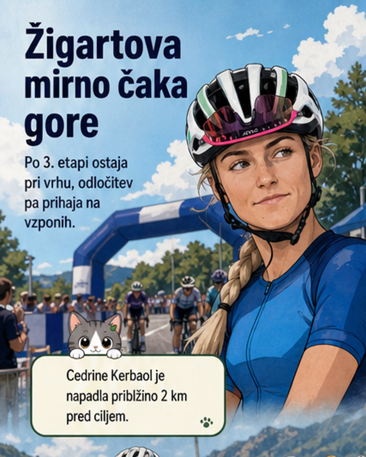 Žigartova v top 25 po treh etapah