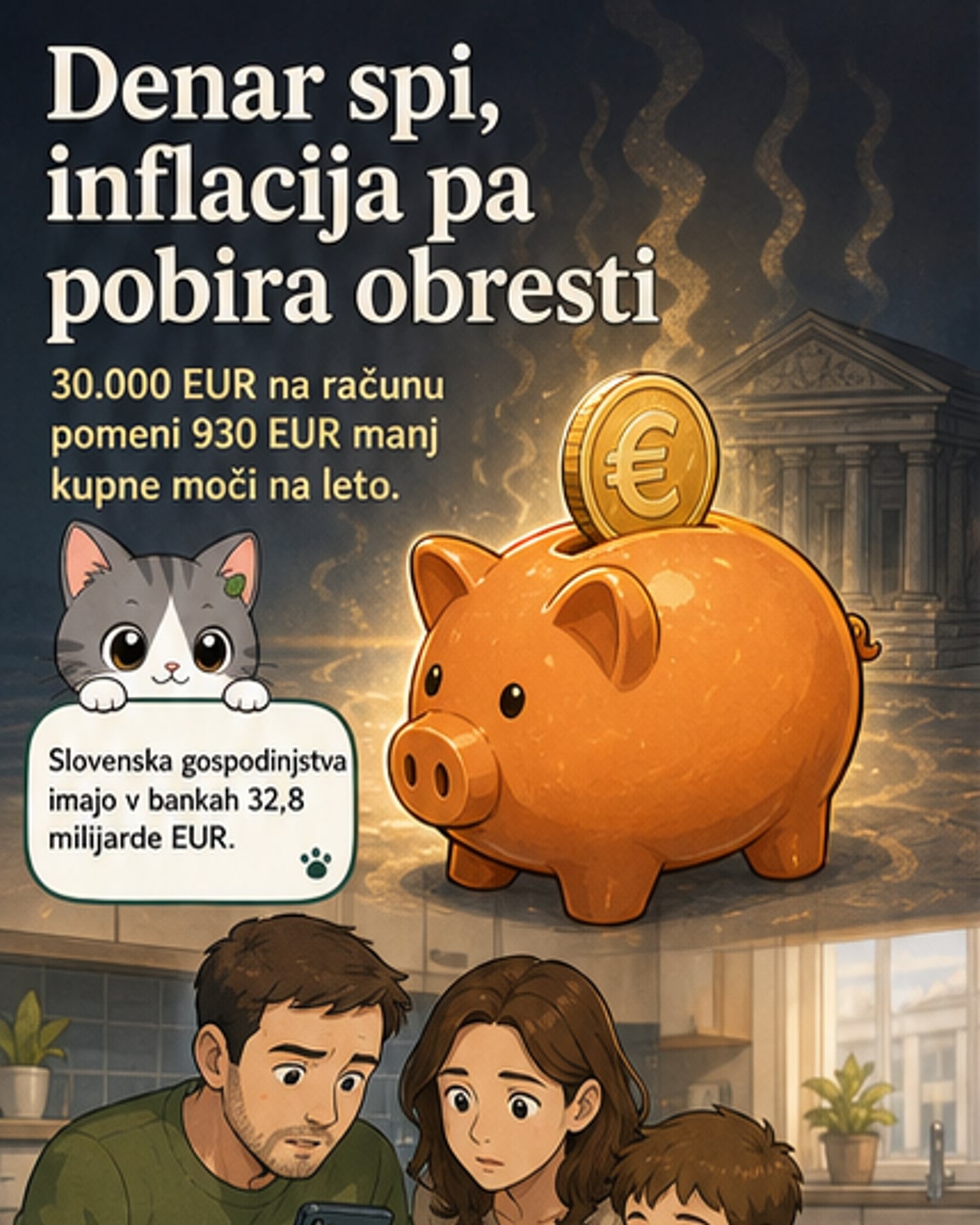 Kako vsak Slovenec izgubi 930 evrov letno