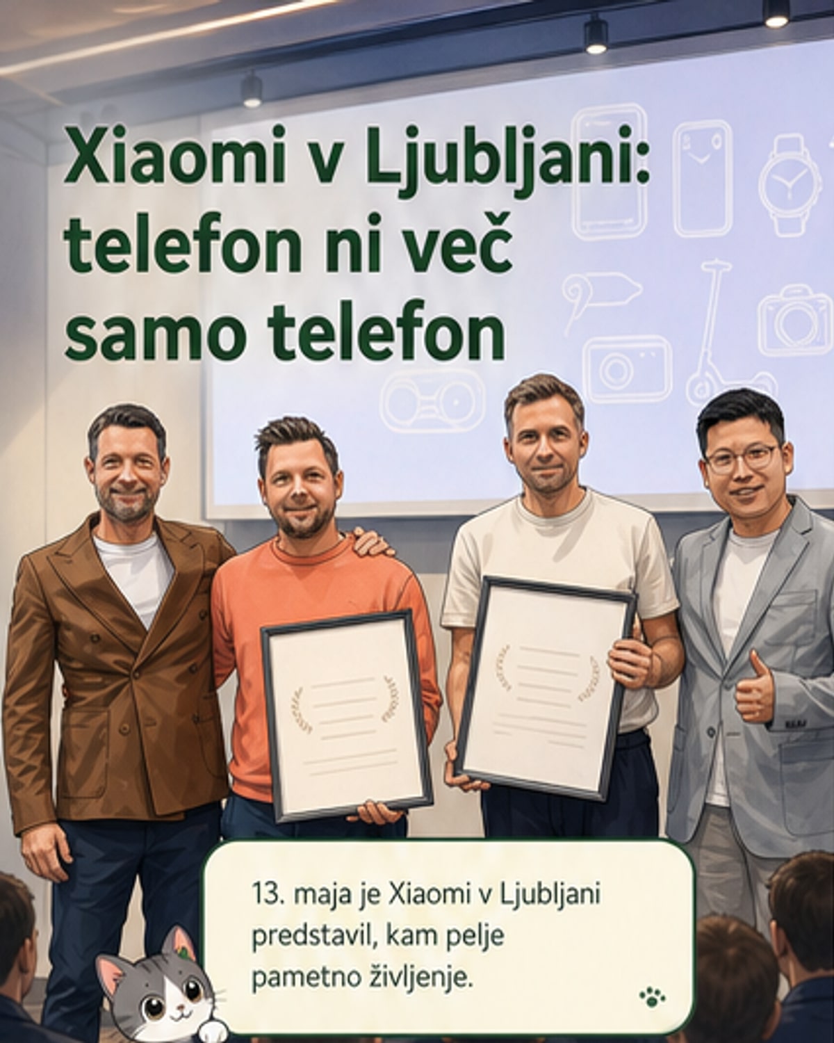 Xiaomi predstavil prihodnost pametnega življenja