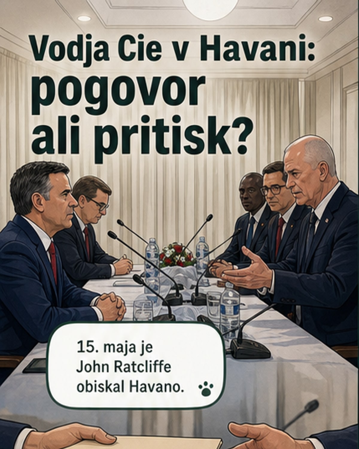 Vodja CIE obiskal Havano