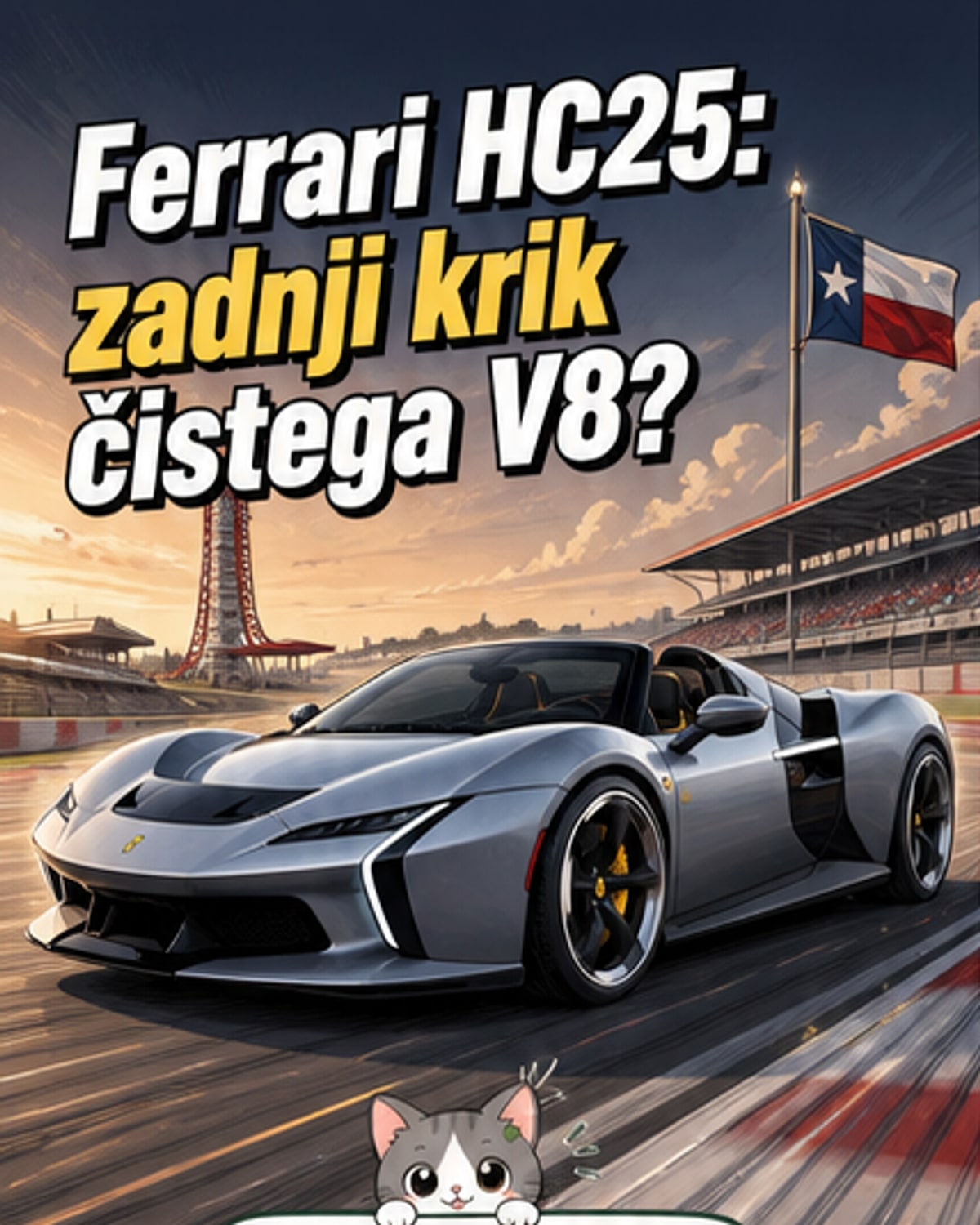 Ferrarijev novi V8 brez elektrike