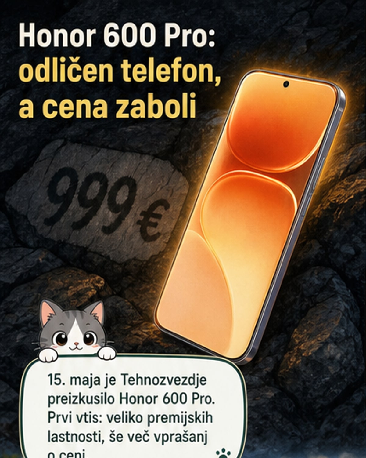 Honor 600 Pro: močan telefon, a predraga izbira