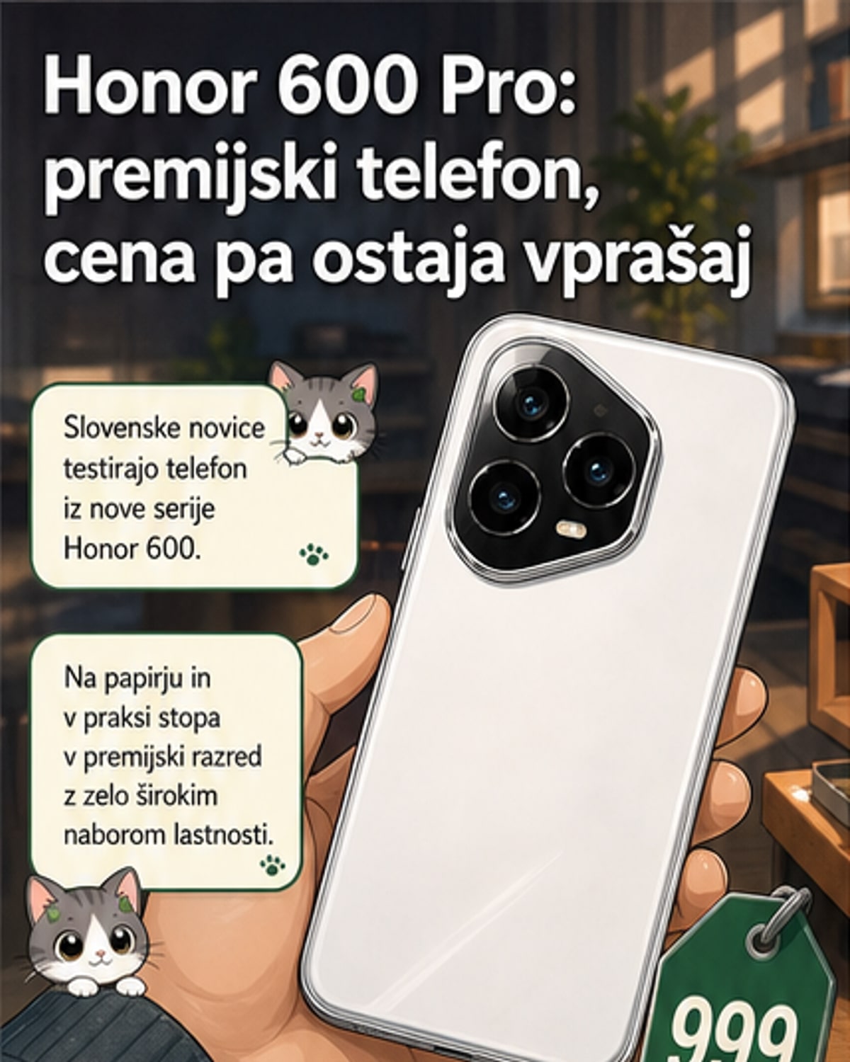 Honor 600 Pro: premijski telefon za 999 €
