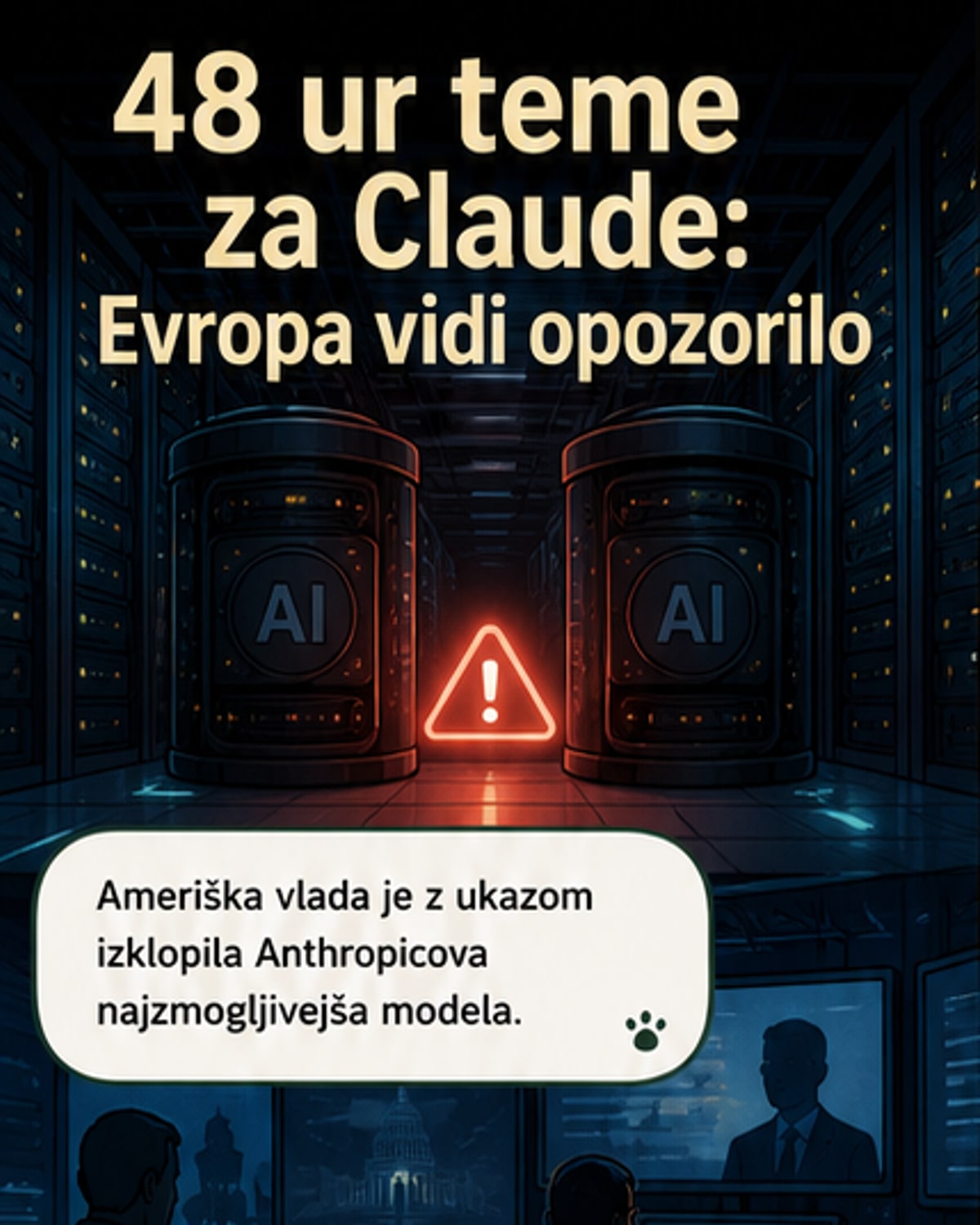 Anthropicova AI nedosegljiva, Evropa pospešuje suverenost