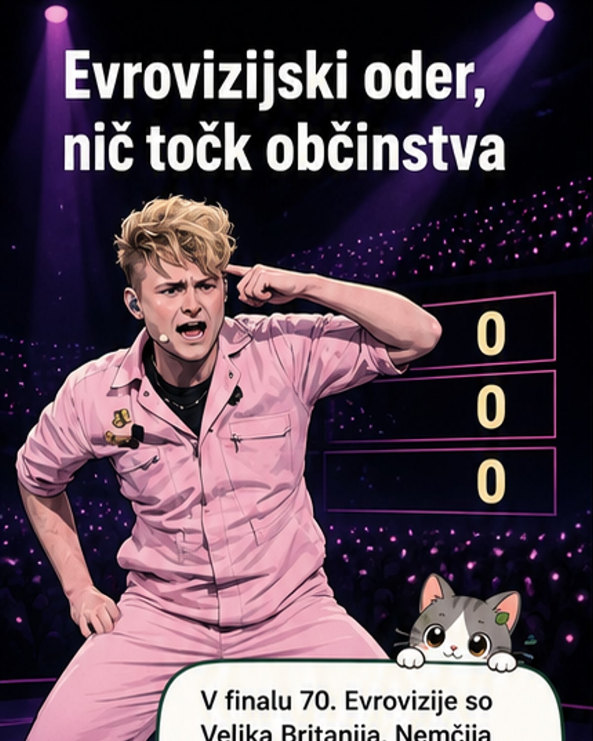 Tri države brez točk občinstva
