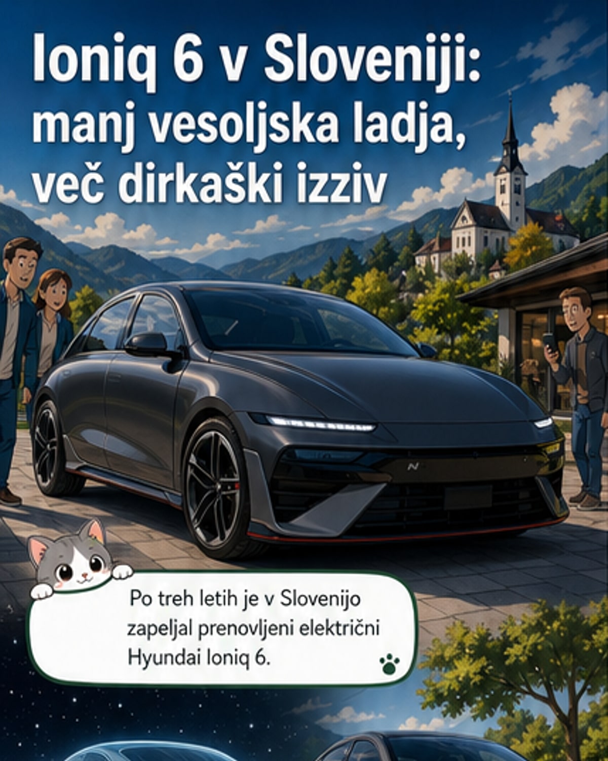 Izboljšani električni Hyundai Ioniq 6 v Sloveniji