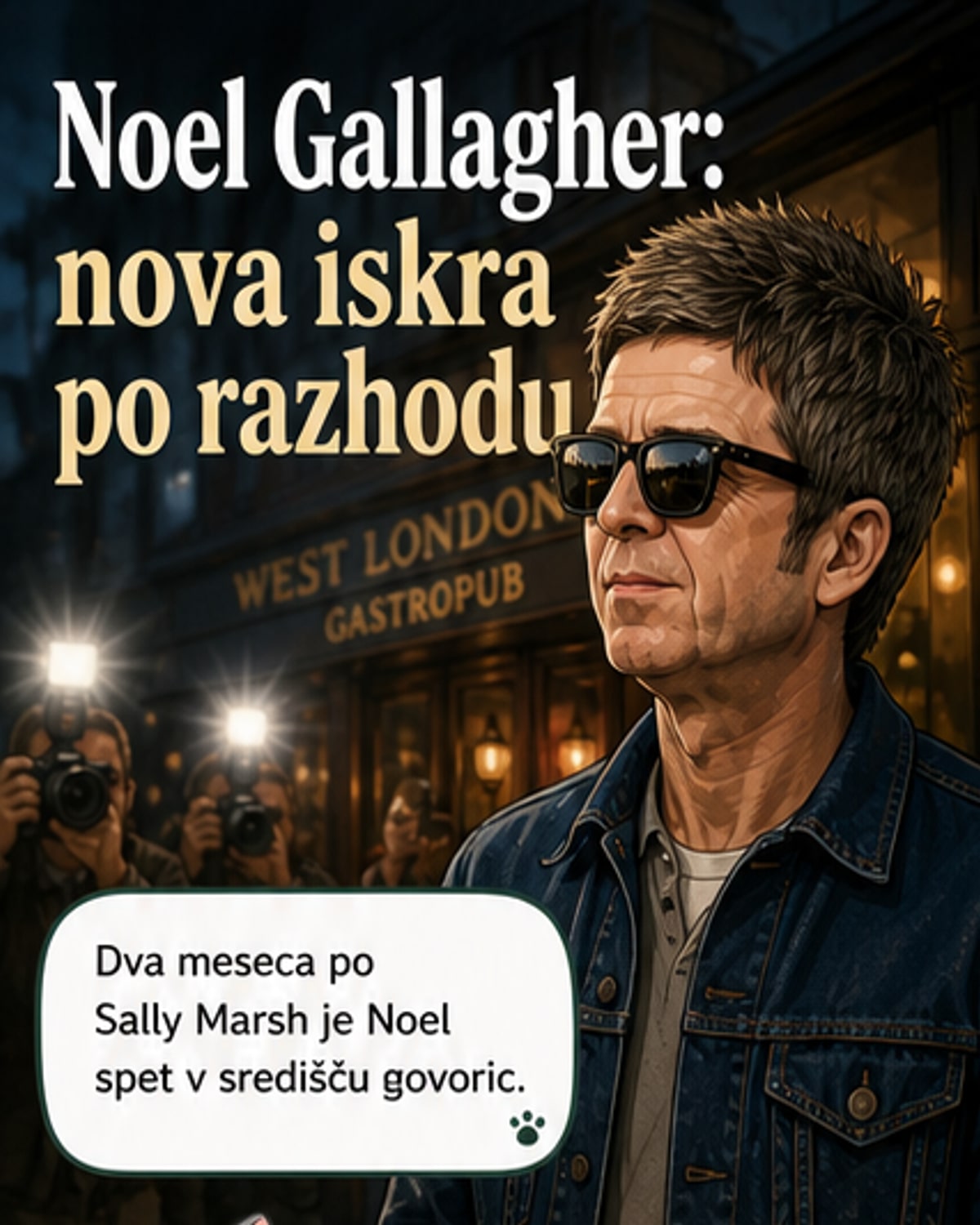 Noel Gallagher na zmenku z 28-letno