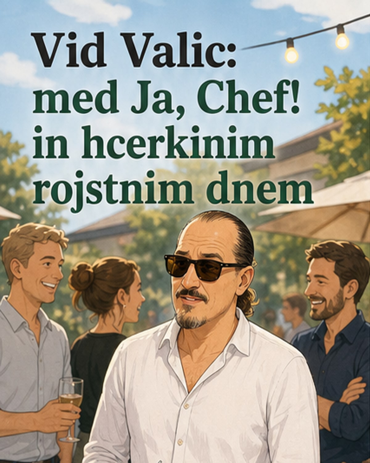 Vid Valič izpustil rojstni dan hčerke