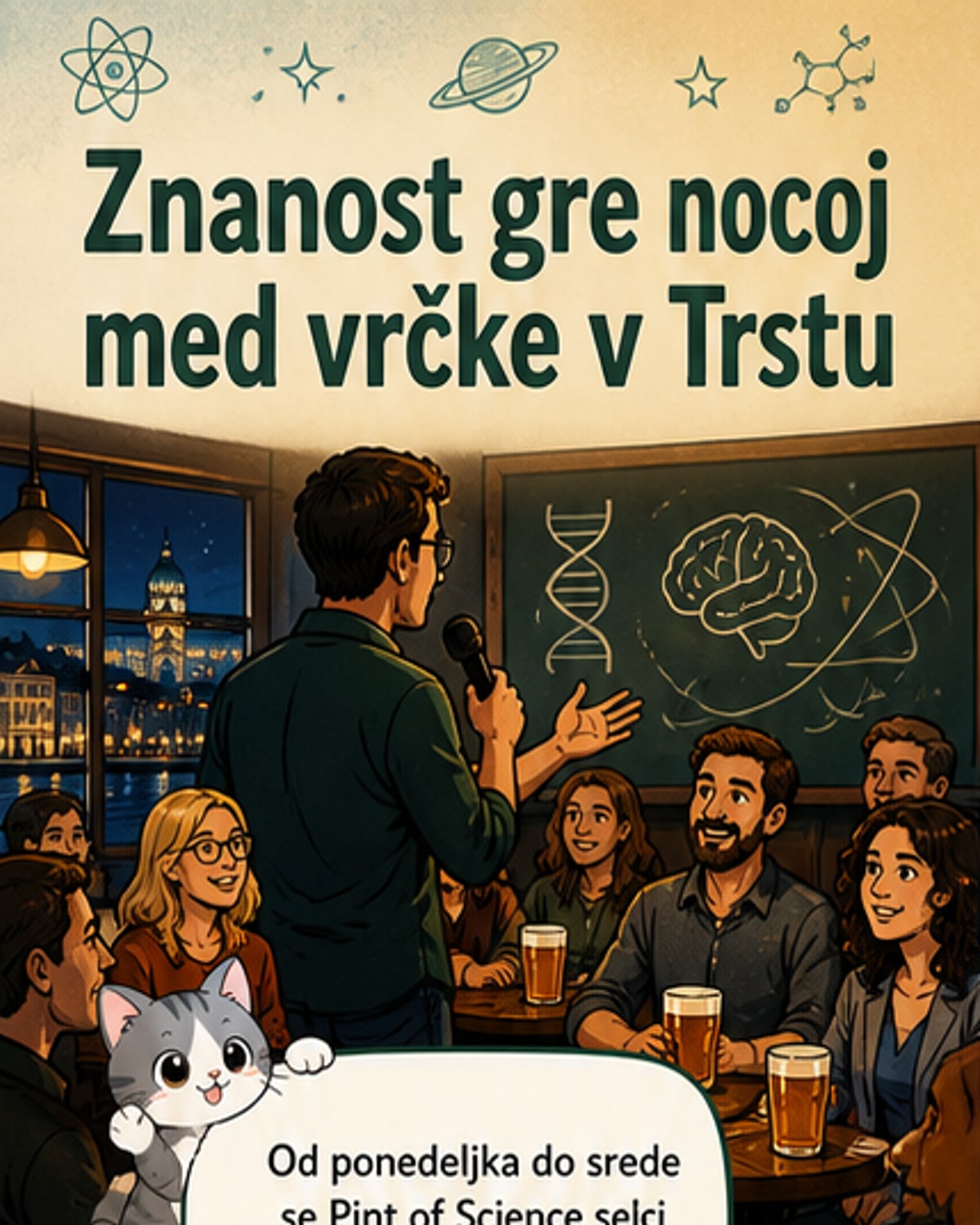 Znanstveniki predstavljajo raziskave v pubih