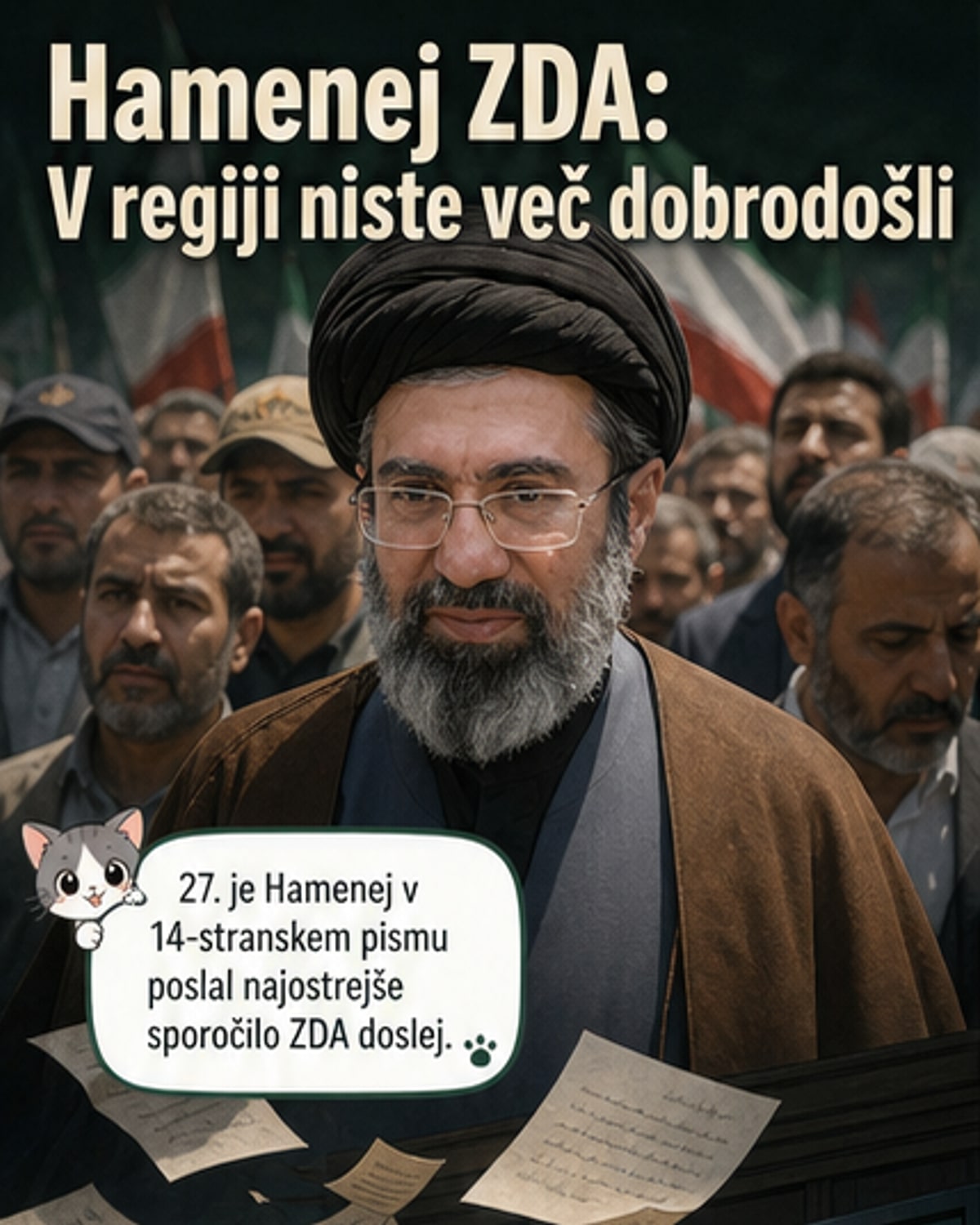 Hamenej: ZDA niso več dobrodošle
