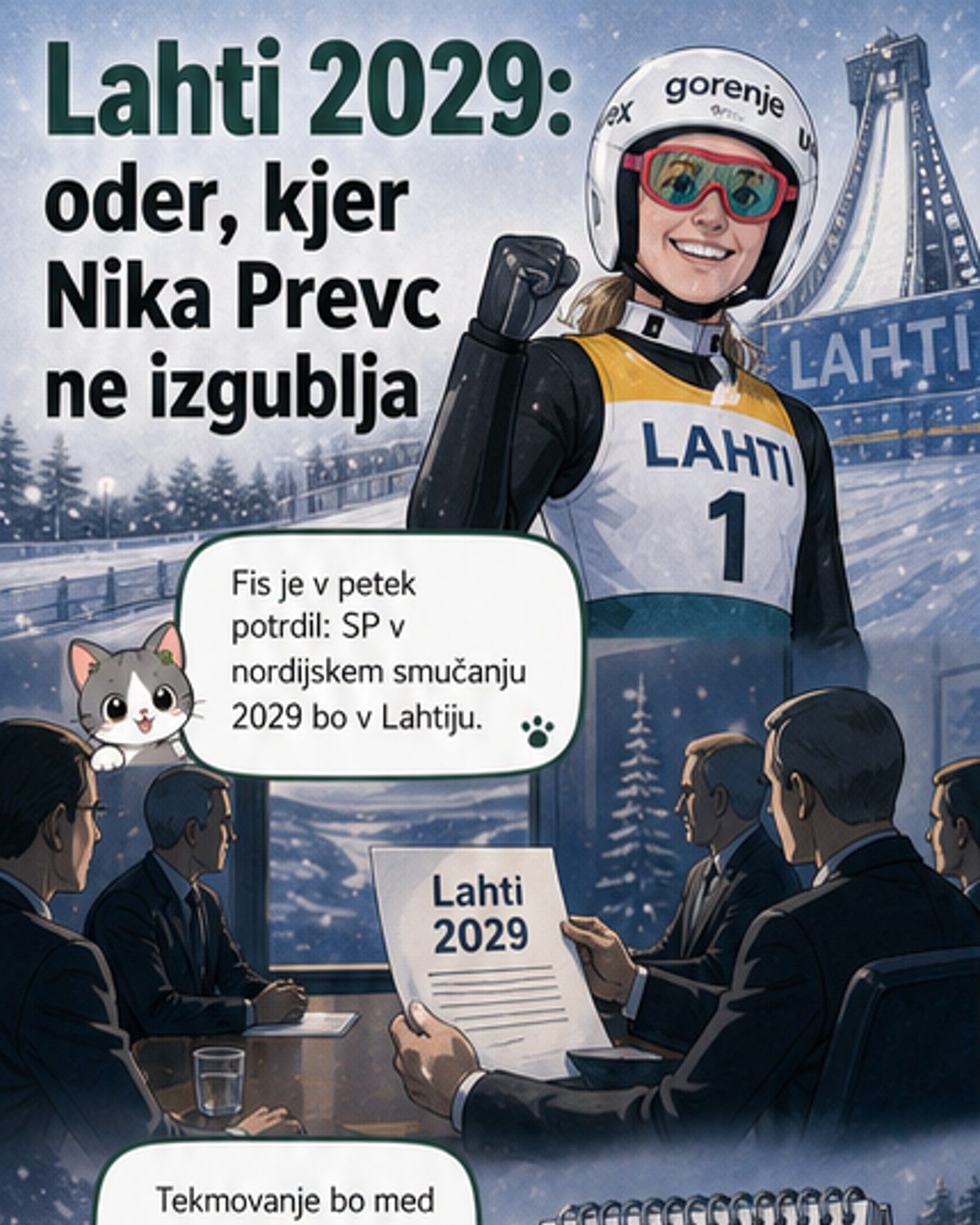 SP 2029 v Lahtiju: Prevcova kraljica zelenice