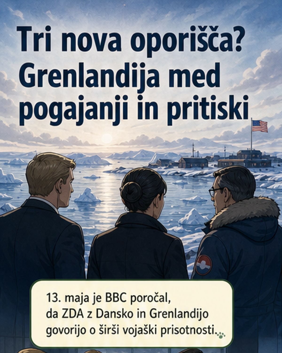 ZDA želijo tri nova oporišča na Grenlandiji