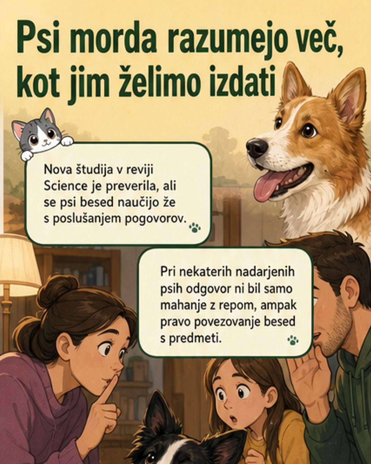 Psi razumejo naše pogovore