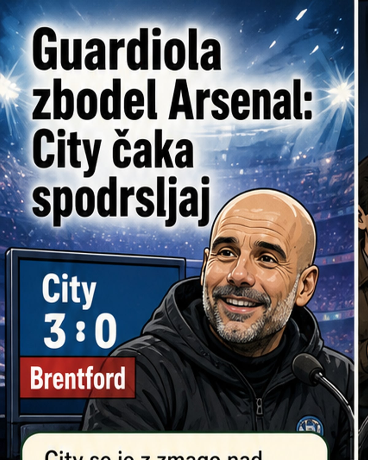Guardiola pozdravil West Ham pred Arsenalovim tekmo