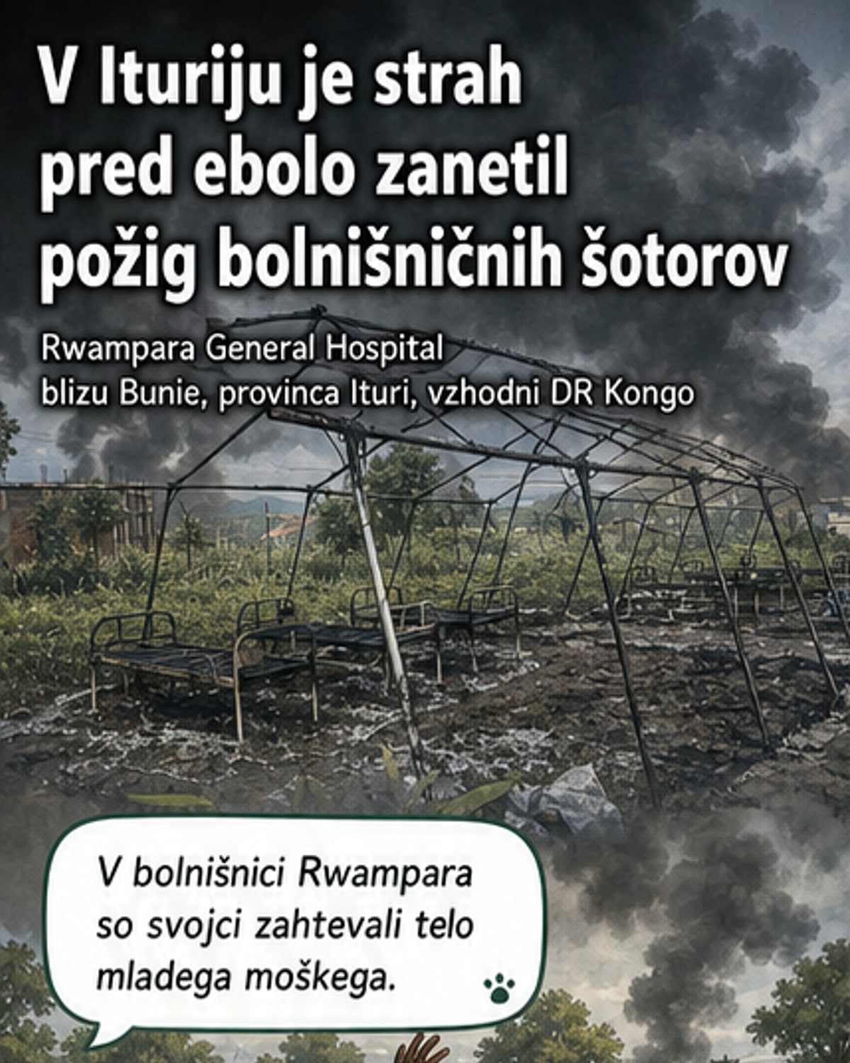 Ebola je izum tujcev, pravijo jezni domačini