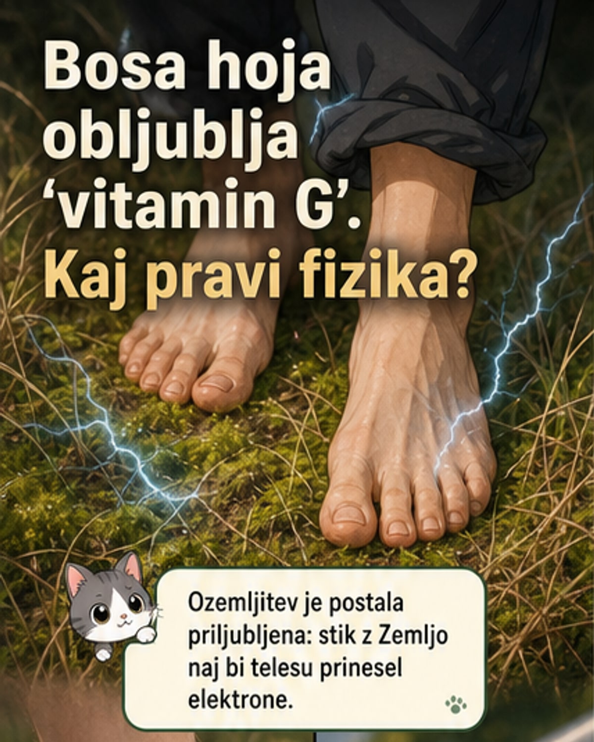 Ozemljitev: zdravje ali placebo?