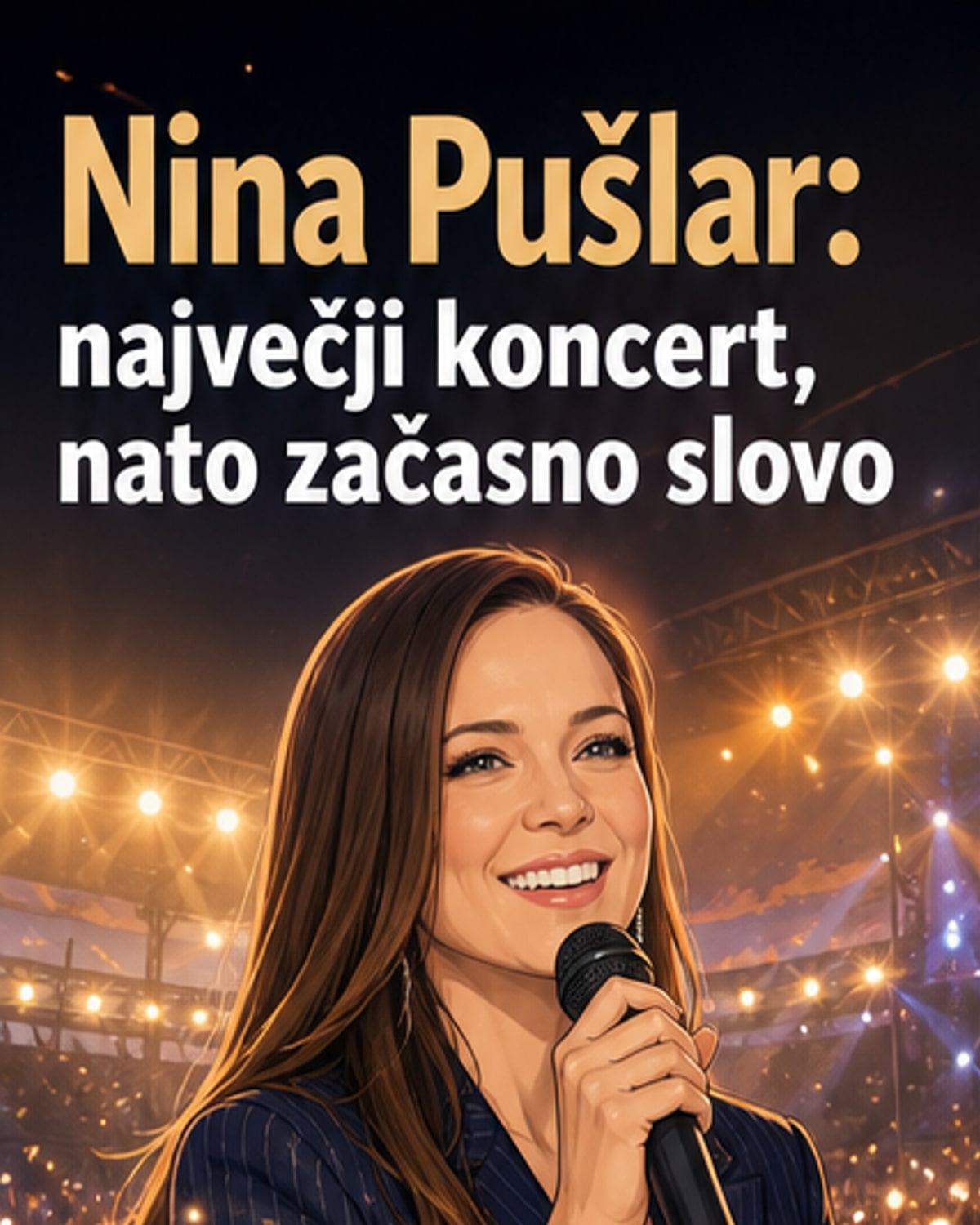 Nina Pušlar se poslavlja od odrov