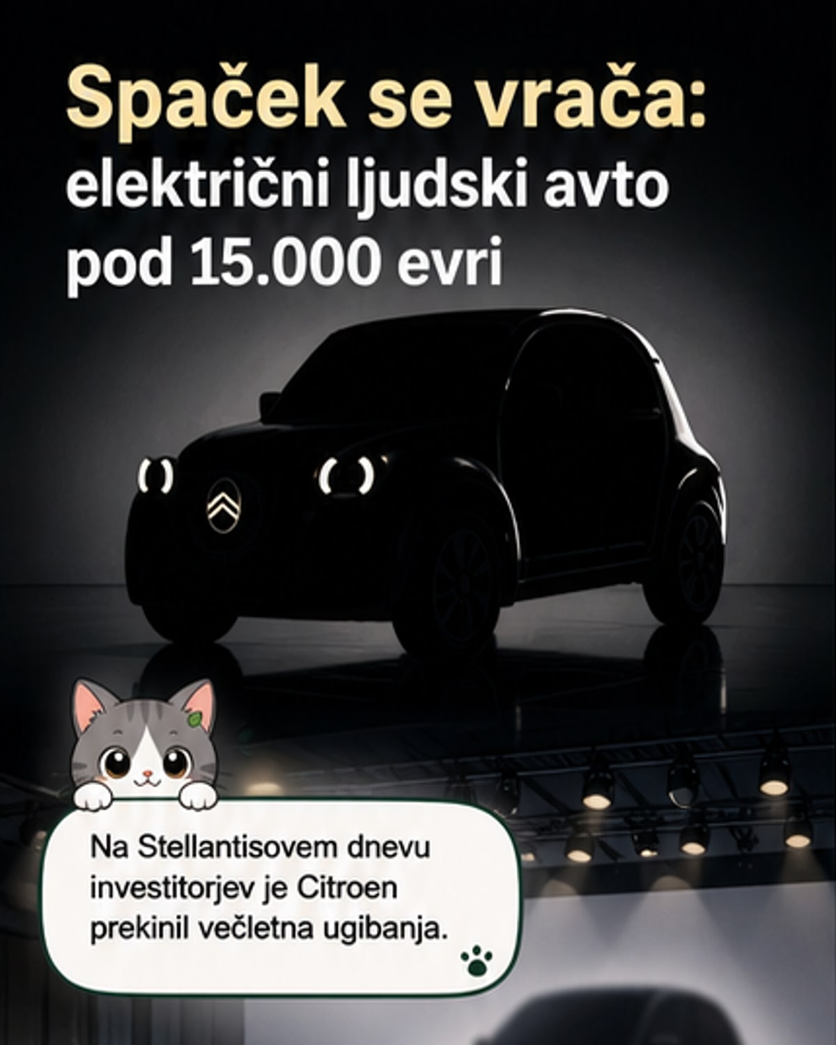Novi električni 'spaček' pod 15.000 €