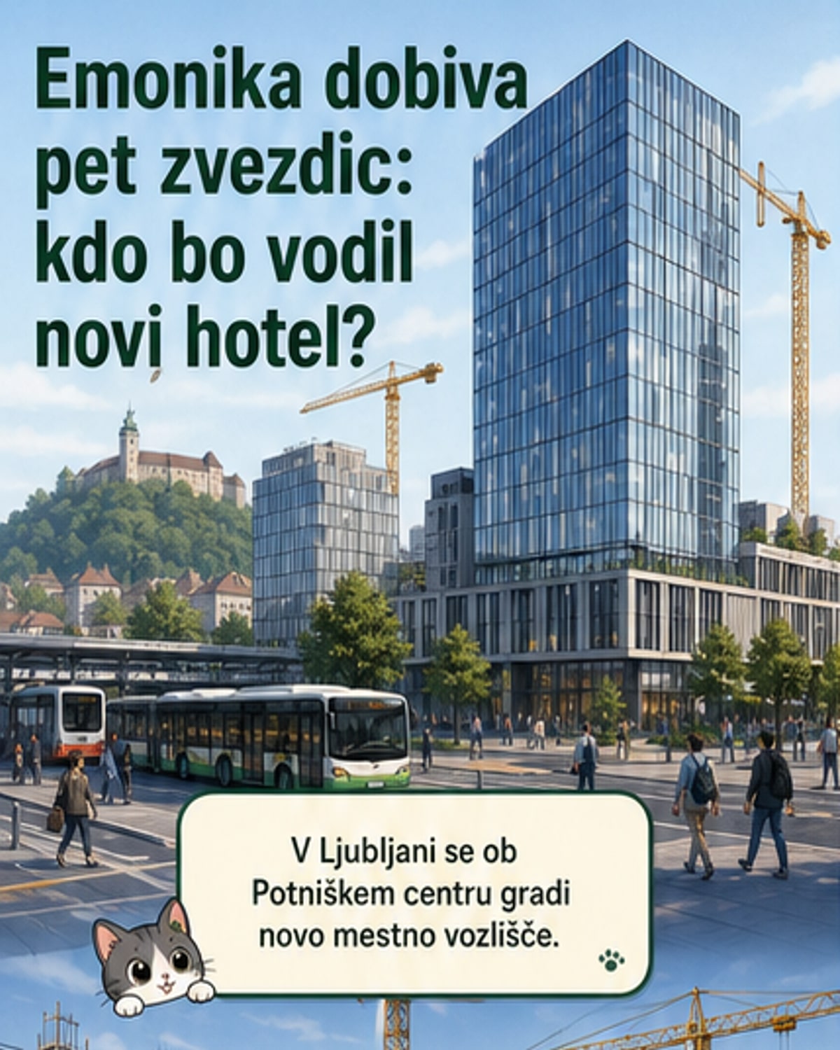 Še en petzvezdični hotel v Ljubljani